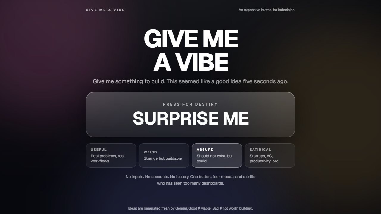 Give Me a Vibe
